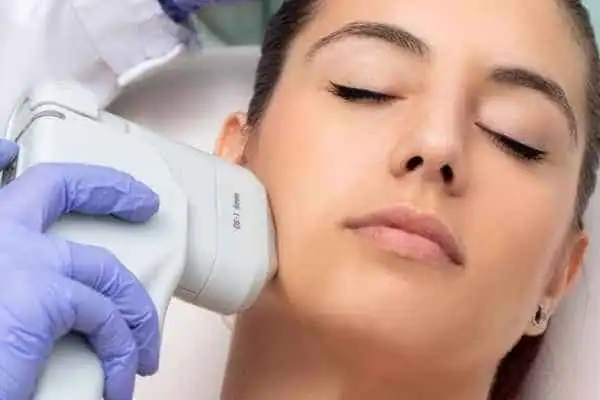 HIFU - Breakthrough in Anti - ageing 1 Image of woman having HIFU St Albans treatment