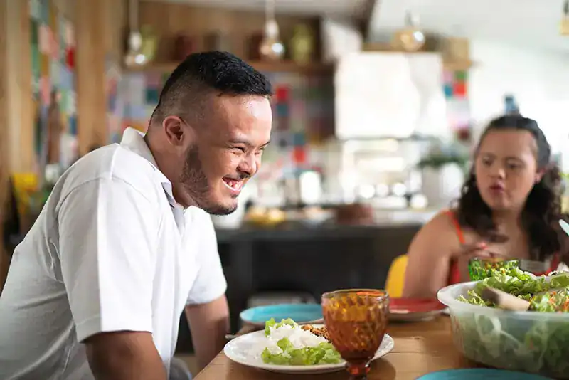 Empowering Weight Loss: A Comprehensive Guide for Individuals with Disabilities 2 Image of a disabled man and balance around nutrition to aid weight loss St Albans