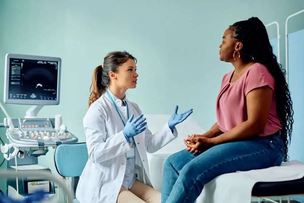 Rejuvenating Intimacy: Exploring Surgical Solutions for Vaginal Laxity 1 Woman have consultation about vaginal laxity St Albans